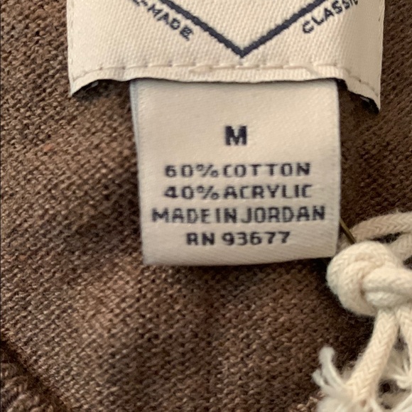 St. John's Bay Brown Crewneck Sweater - Picture 7 of 7